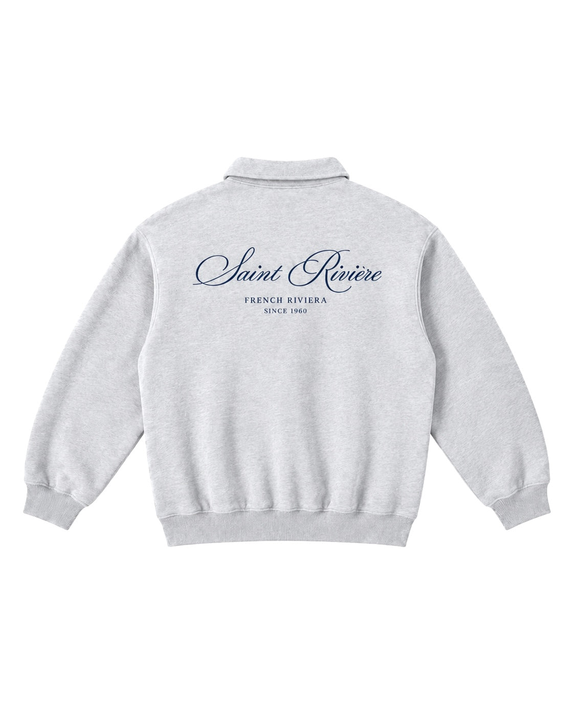 Signature Buttoned Polo Sweatshirt