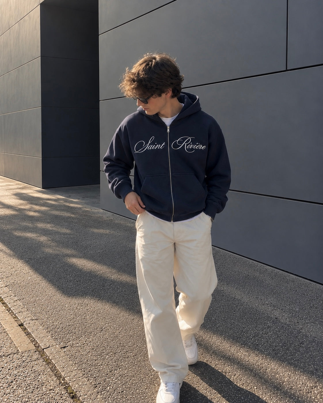 Saint Rivière Signature Zip Hoodie